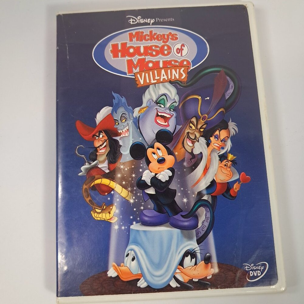 Disney Presents Mickey's House‎ of Mouse Villains DVD movie Halloween cartoon